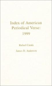 Cover of: Index of American Periodical Verse 1999 (Index of American Periodical Verse)