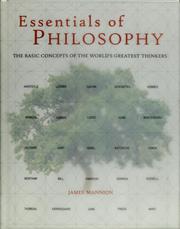 Cover of: Essentials of Philosophy