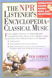 best books about Classical Music The NPR Listener's Encyclopedia of Classical Music