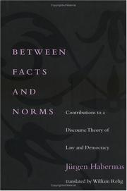 Cover of: Between Facts and Norms