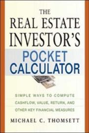 best books about real estate The Real Estate Investor's Pocket Calculator