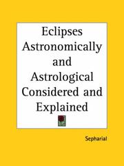 Cover of: Eclipses
