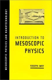 Cover of: Introduction to mesoscopic physics