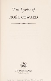Cover of: The Lyrics of Noel Coward
