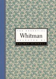 best books about Poems The Essential Whitman