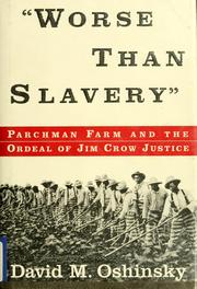 Cover of: Worse than Slavery