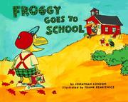 best books about Starting Preschool Froggy Goes to School