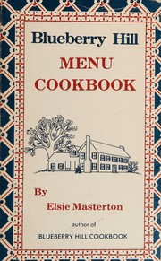 Cover of: Blueberry Hill menu cookbook