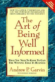 Cover of: Art of Being Well-Informed