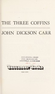 Cover of: The three coffins