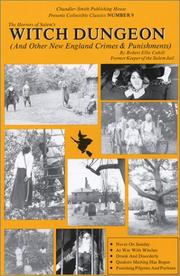 Cover of: The Horrors of Salem's Witch Dungeon
