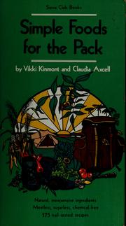 Cover of: Simple foods for the pack