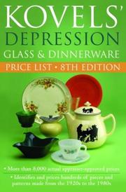 Cover of: Kovels' depression glass & dinnerware price list