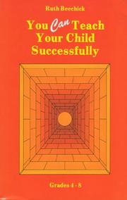 Cover of: You Can Teach Your Child Successfully