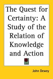 best books about john dewey The Quest for Certainty