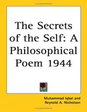 Cover of: The Secrets of the Self: A Philosophical Poem 1944