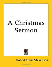 Cover of A  Christmas sermon