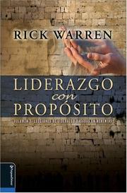 Cover of: Liderazgo con Proposito