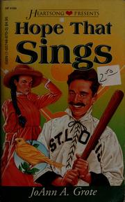 Cover of: Hope That Sings (Heartsong Presents #184)
