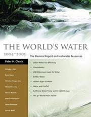 best books about water pollution The World's Water
