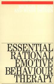 Cover of: Essential Rational Emotive Behaviour Therapy