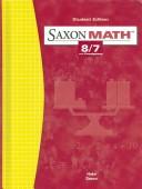 Cover of: Saxon Math 8/7