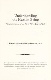 Cover of: Understanding the Human Being: The Importance of the First Three Years of Life