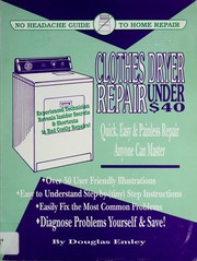 Cover of: Clothes Dryer Repair Under $40