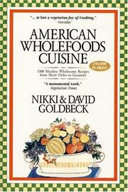 Cover of: American wholefoods cuisine