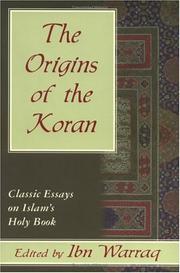 Cover of: The Origins of the Koran