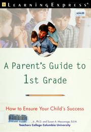 Cover of: A parent's guide to 1st grade