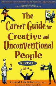 Cover of: The Career guide for creative and unconventional people