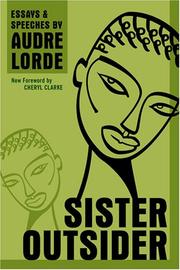 Cover of: Sister Outsider: essays and speeches