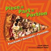 best books about fractions Piece = Part = Portion: Fractions = Decimals = Percents