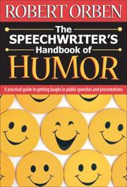 Cover of: The Speechwriter's Handbook of Humor