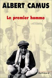 Cover of Le premier homme