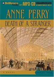 Cover of: Death of a Stranger (William Monk)
