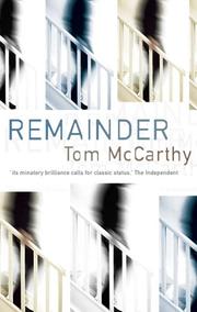 Cover of: Remainder