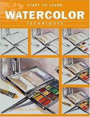 Cover of: Watercolor Techniques (Start to Learn)