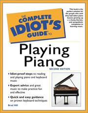 best books about Piano The Complete Idiot's Guide to Playing Piano