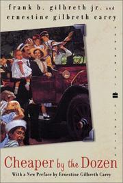Cover of: Cheaper by the Dozen (Cheaper by the Dozen #1)