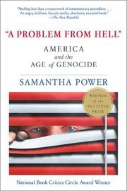 best books about genocide A Problem from Hell: America and the Age of Genocide
