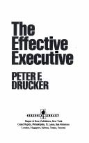 best books about Business Management The Effective Executive