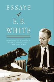 Cover of Essays of E. B. White