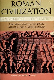 Cover of: Roman civilization sourcebook