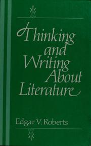 Cover of: Thinking and Writing About Literature: Student Text