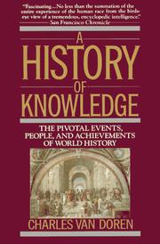 Cover of: A History of Knowledge