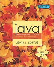 Cover of: Java software solutions