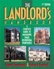 Cover of: The landlord's handbook