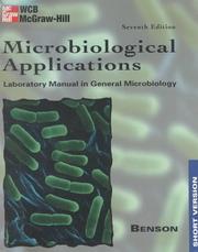 Cover of: Microbiological applications